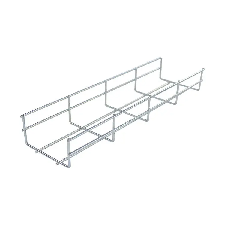 Electrical Wire Basket Mesh Cable Tray Hangers OEM Support Customized Wire Mesh Cable Tray steel c channel tray cable