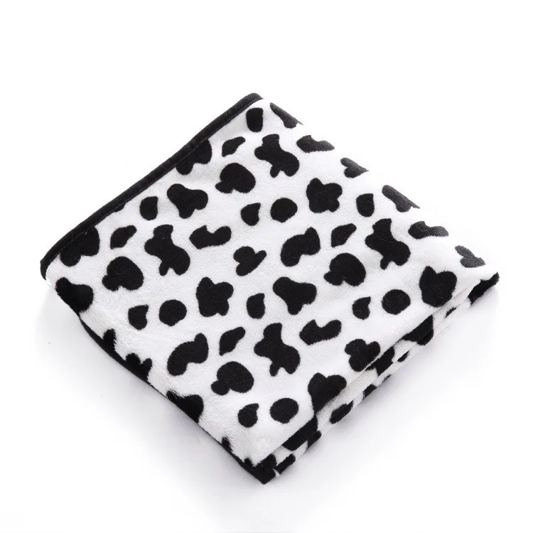 Warm Flannel Puppy Blankets Soft Printing Dog Travel Mat Dog Bed Cover Pet Blanket for Pets Daily Sleep