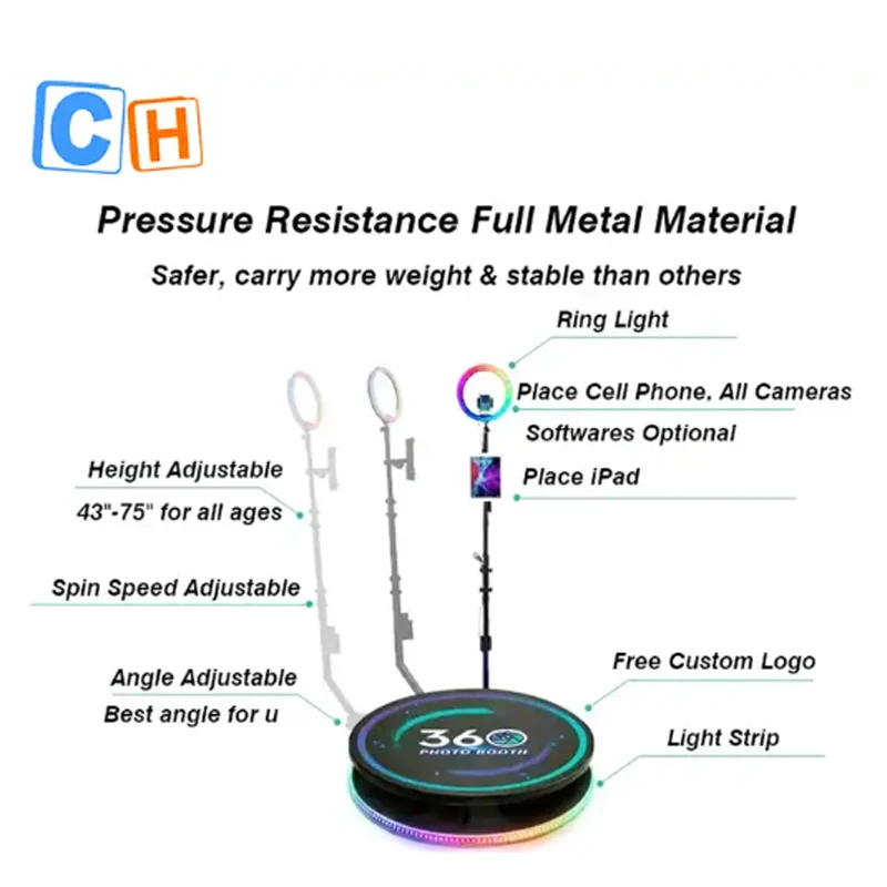 CH 360 Photo Booth Photobooth 360 Degree Photo Booth For Wedding Parties