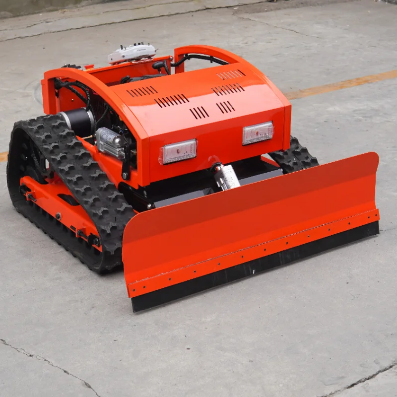 Small Garden Crawler Lawn Mower Crawler Cross Country Tank Lawn Mower Hybrid Automatic Lawn Mower 500mm 600mm 800mm