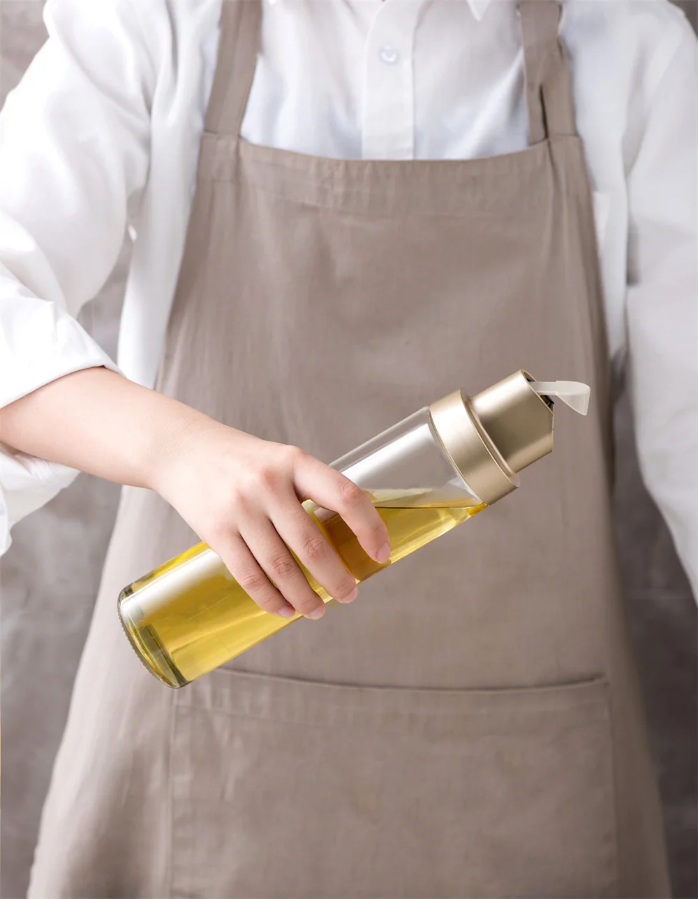 Kitchen 500ml cook olive oil dispenser non drip sauce vinegar oil glass dispenser bottle