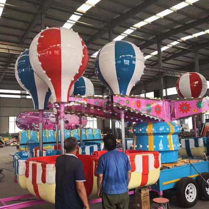 Portable funfair rides trailer samba ball rides for sale