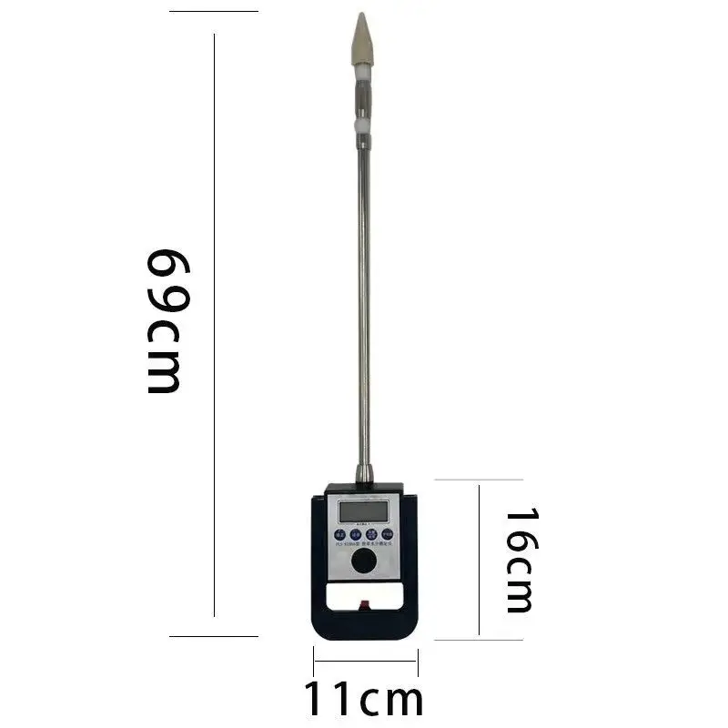 Forage moisture detector includes rice stalk testing instrument. Forage tester is used for animal products. surveymeter