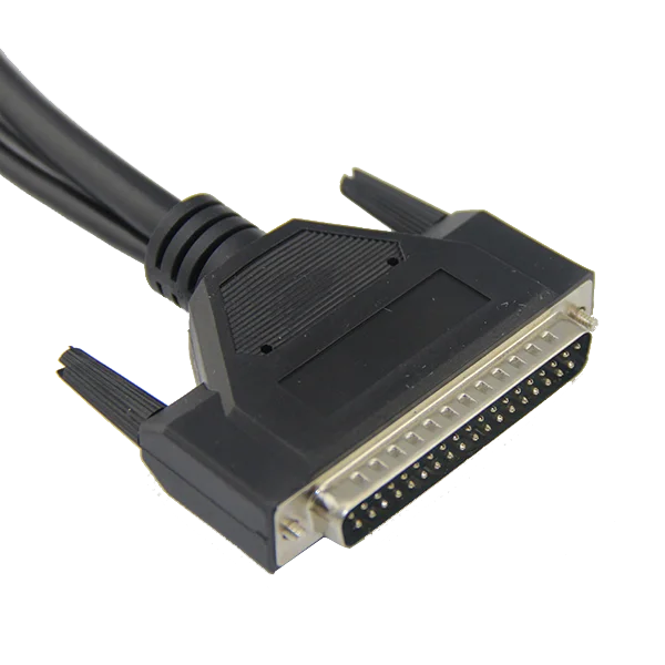 DB37 male to DB9 female DB25 male serial splitter cable