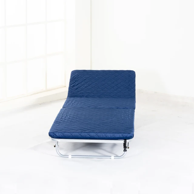 
China Manufacturer Single Medical Manual Bunk Hospital Folding Metal Beds Folding Bed Supplier Wholesale 