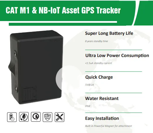 Высококачественный 8 лет в режиме ожидания водонепроницаемый IP68 4G CAT M1 NB IOT Беспроводной gps трекер для
