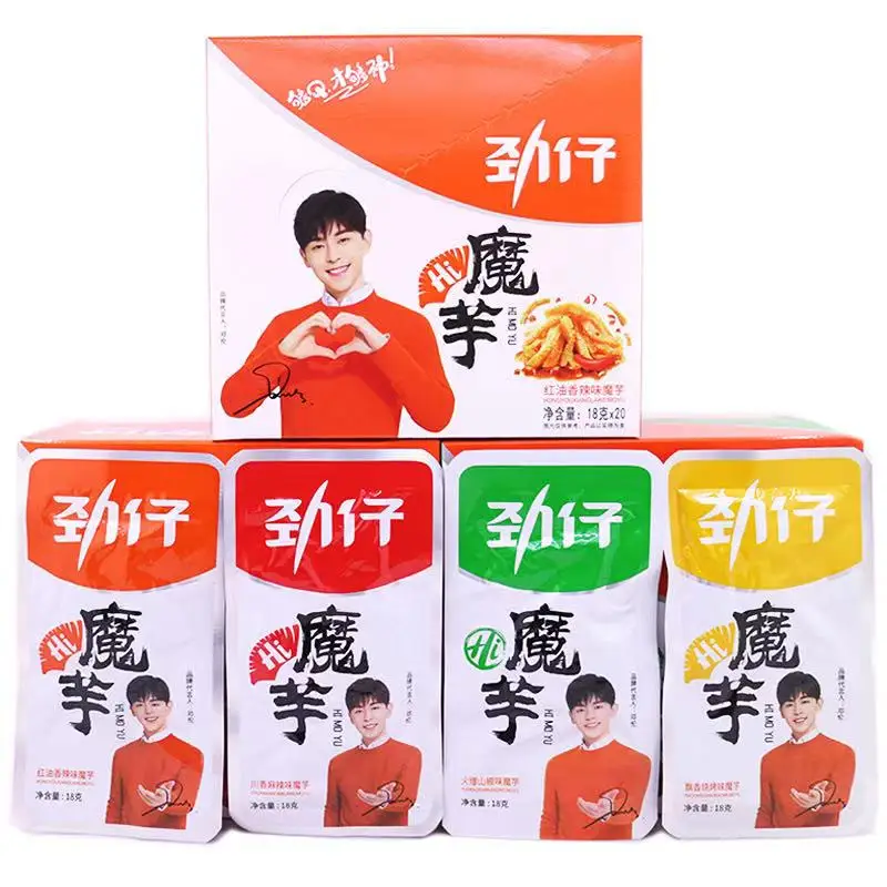 
Wholesale spicy snacks with Chinese characteristics Konjac snacks are low in calories and rich in dietary fiber 