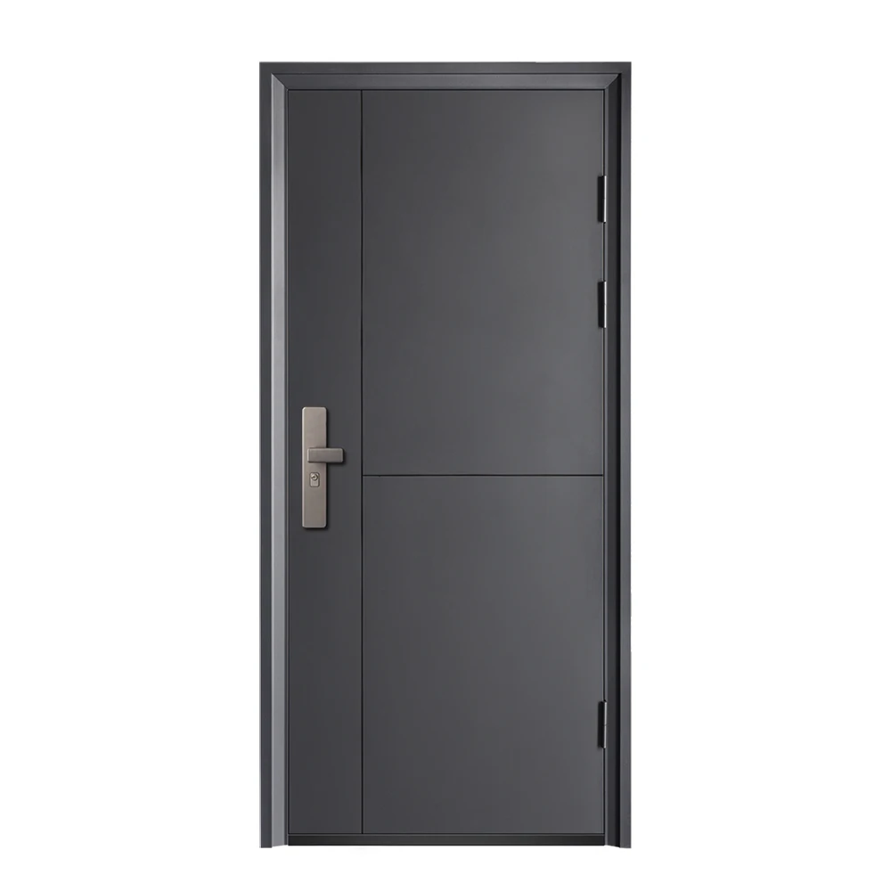 Wholesale 70mm Apartment Entrance Safety Door Modern Intelligent Secured Outdoor Door