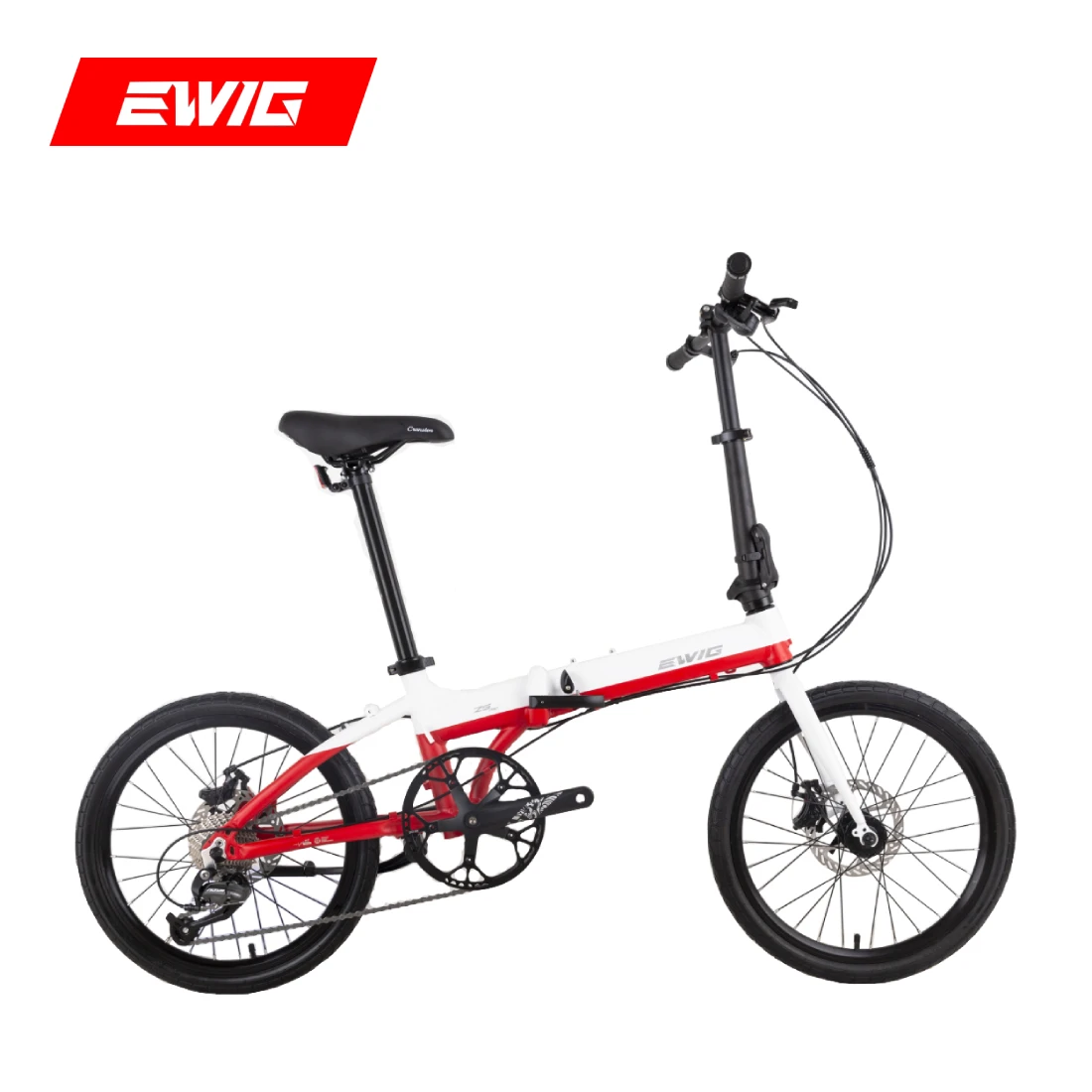 EWIG  Z5 pro New Design Folding Bike 9 Speed 20 Inch Aluminium Frame MINI City Foldable Bicycle for Women Bicicletas