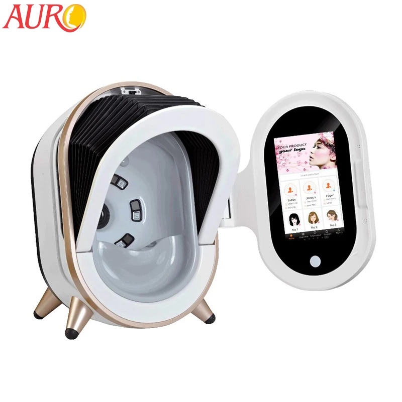 Au-M9 Magic Mirror Max Analysis System Portable Skin Analyzer Imaging Technology Facial Analysis Equipment