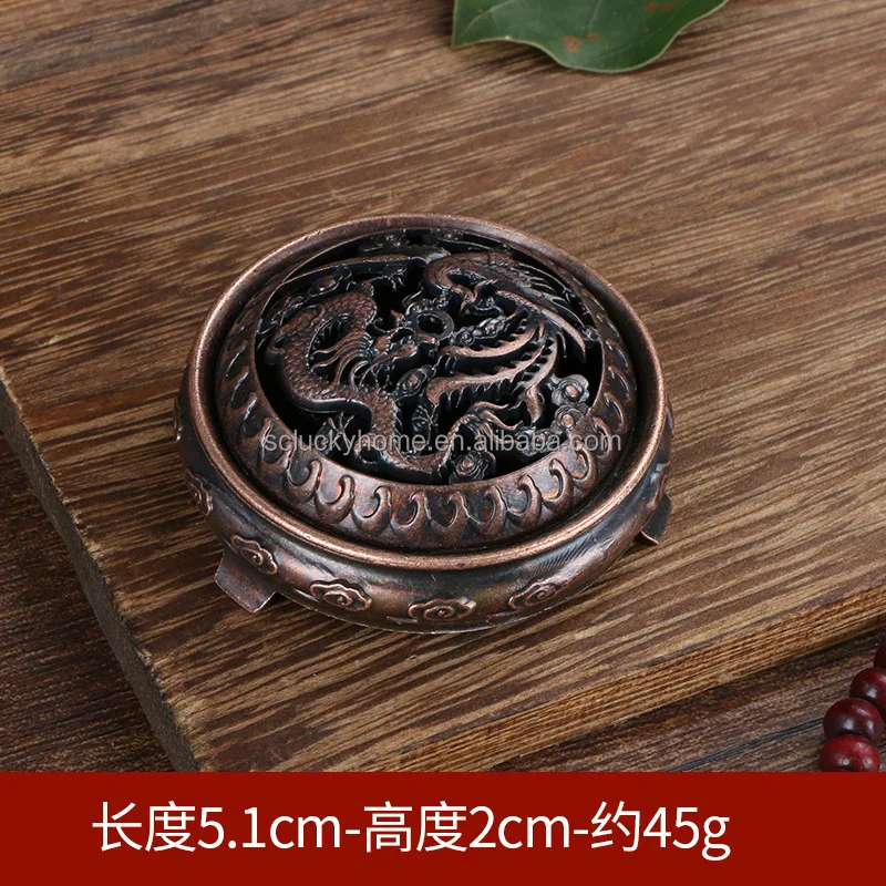 Japanese-style incense burner ornaments aroma stove Boshan crane stove dragon and phoenix pipa fan incense burner holder