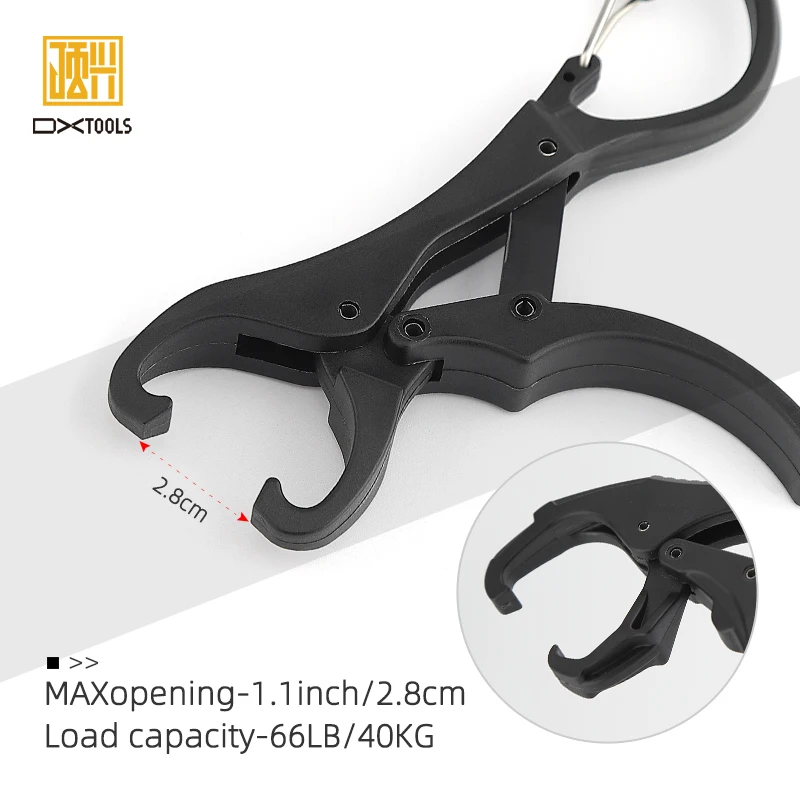 Custom Multi-function Fishing Lip Grips Popular Design Handle Nylon Glass Fiber Plastic Catch Floating Fishing Lip Gripper