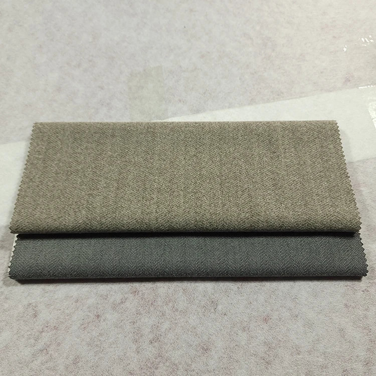 100%P Professional Super Soft Recycled Polyester Herringbone Jacquard Knit Fleece Fabric Roll Material