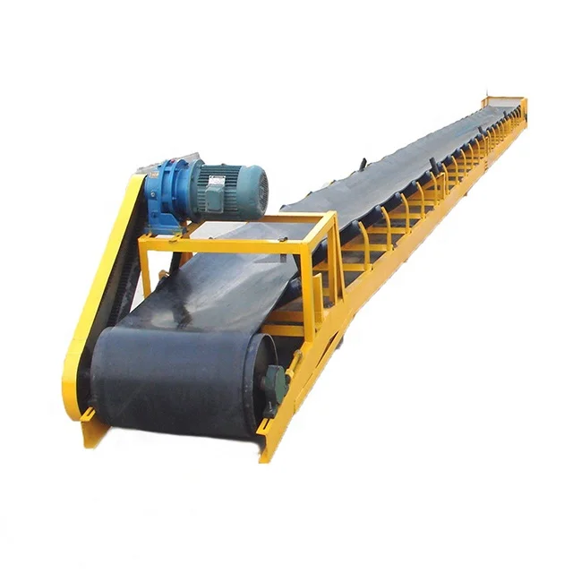 Smooth Operation Wood Chips Conveyor Belt System