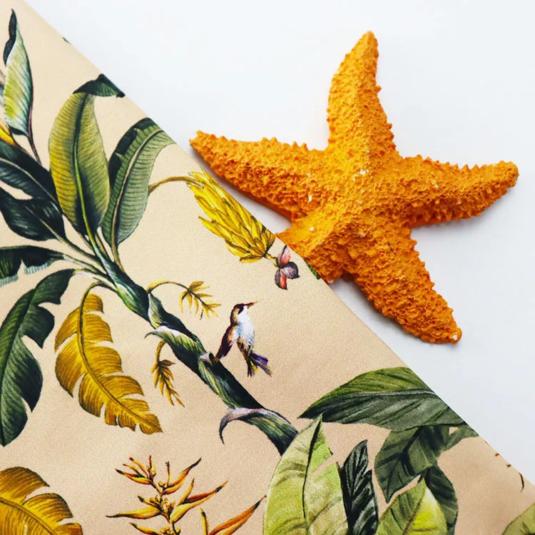 Best quality printed nylon lycra stretched fabric for swimwear and yoga leggings