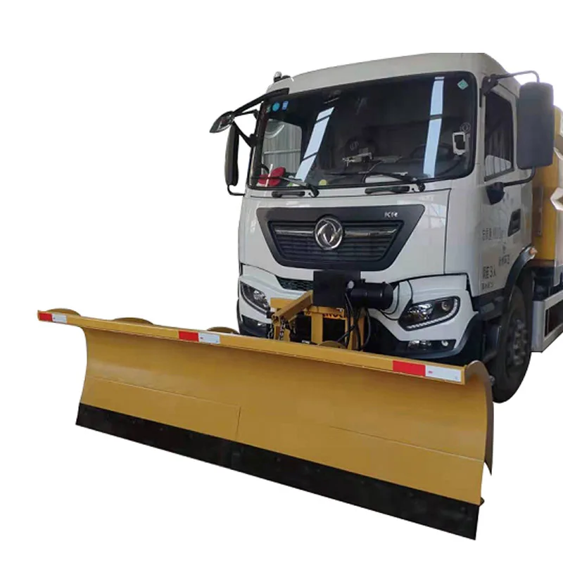 Snow Removal Shovel on Truck Road Snow Sweeper Large Loading Snow Cleaner