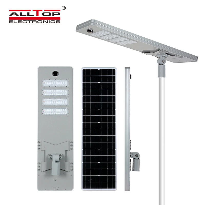 ALLTOP Energy saving no wiring road lights ip65 50w 100w 150w 200w all in one led solar street light