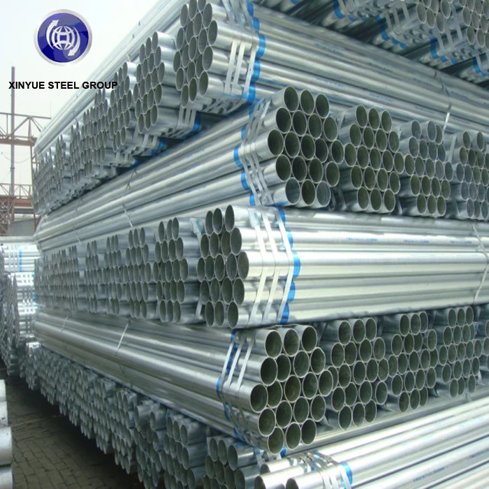 Hot Dip Galvanized GI Coated Welded and Seamless A53 GR.B Steel Pipe Water ERW Pipeline