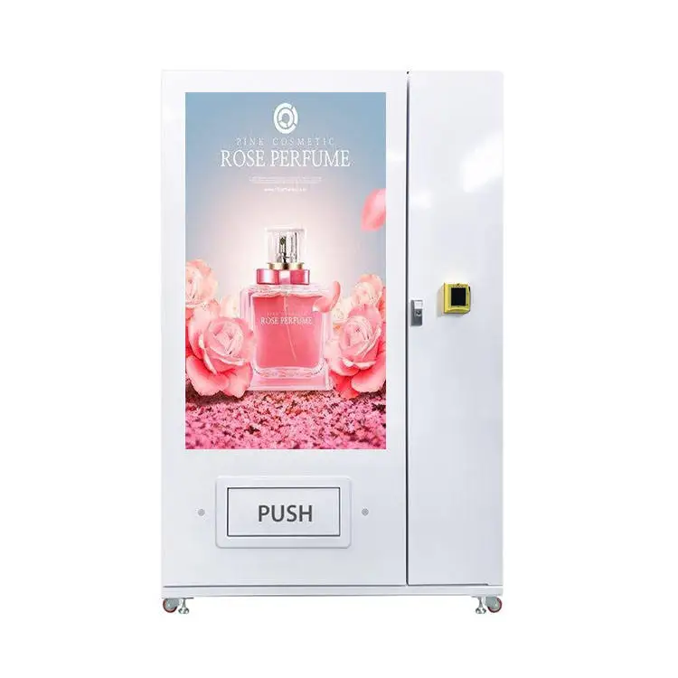 Bull perfume vending machine with age verification with elevator beauty vending machine for sale
