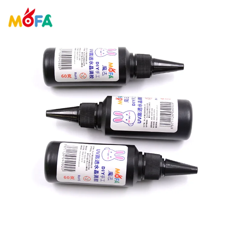 Hot Sale DIY Acrylic Clear Curable Hard UV Glue Used For Make Handmade Jewelry UV Resin