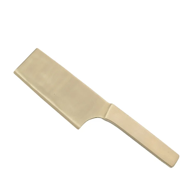 Non sparking tile cleaver scraper knife