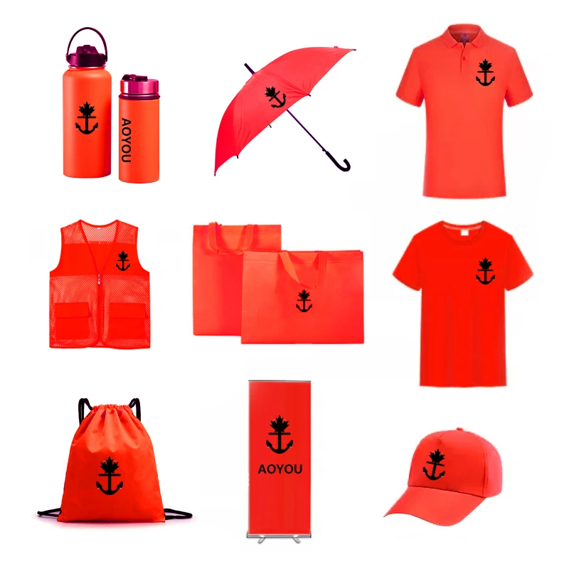 2023 custom logo marketing business corporate event advertising gift cheap t-shirts caps promotional election materials