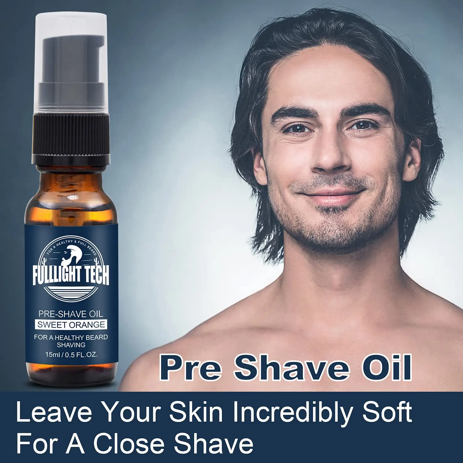 OEM Beard Products Kit Set Sandalwood Handmade Natural Soften Skin Beard Pre Shave Oil Cream Gel After Balm Men Beard Soap Bar