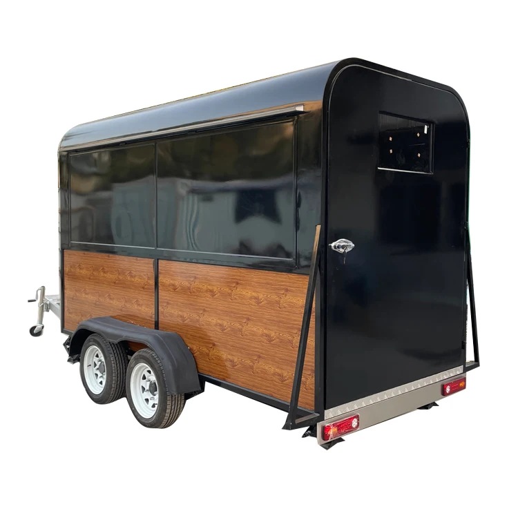 Mobile towable bar Fast Food Trailer coffee food truck custom-food-trailers for sale