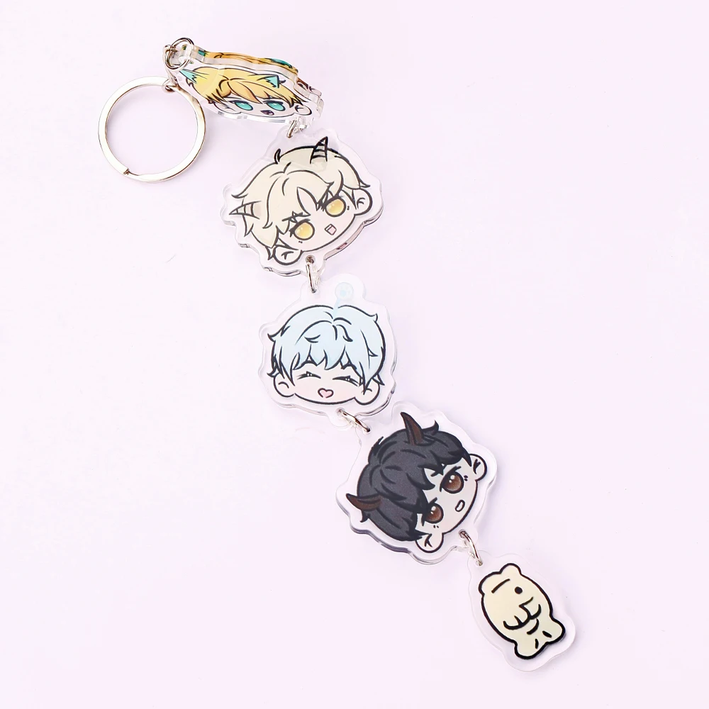 custom acrylic epoxy keychain UV printing custom clear acrylic keychain logo cartoon epoxy k custom acrylic keychain epoxy