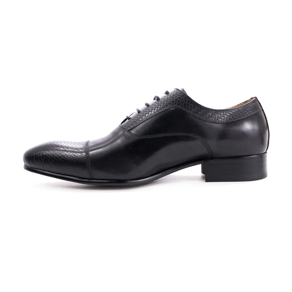 Wholesale Handmade Leather Shoes Men Office Lace Up Formal Dress Shoes