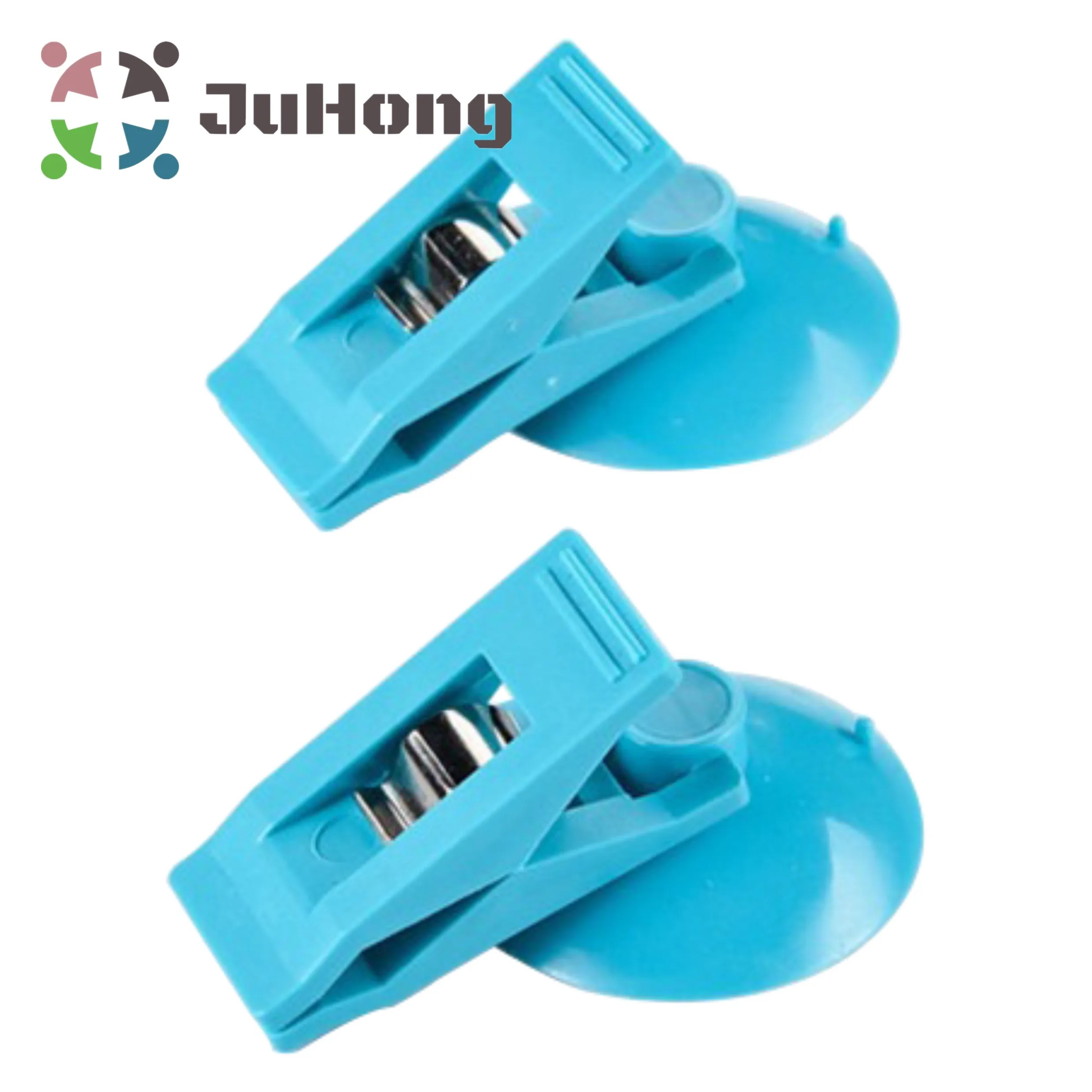 Japan Style Creative Plastic Clip with Suction Cup Easy Fastener Black / Blue / White Universal Car Accessories