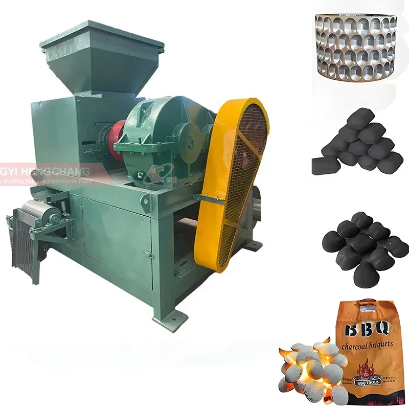 small scale briquettes ball press machinery coal slag charcoal briquette pressing making machine price