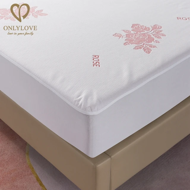 Bed Bugs Bedbug Stretch Queen Waterproof Knitted Fabric Bamboo Protector Cover
