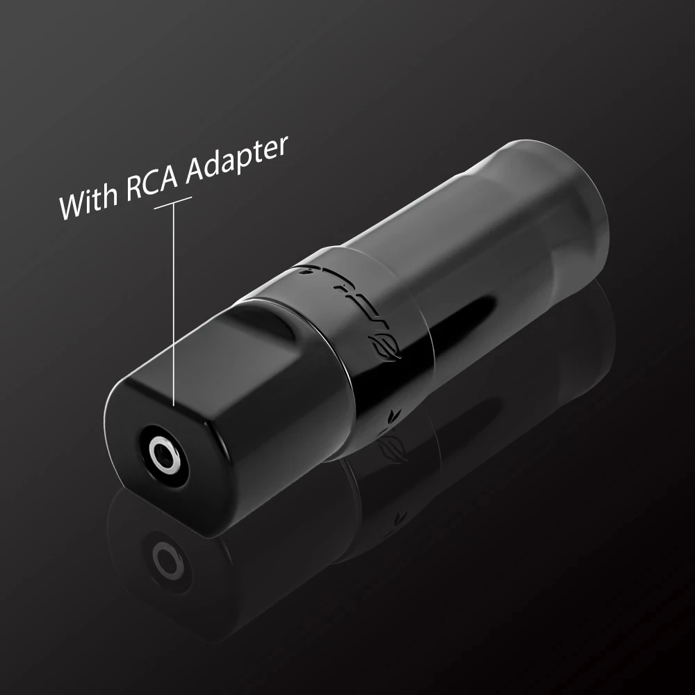 F L U X 4mm Stroke Powerful Motor Professional Wireless Rotary Tattoo Pen Machine with Double Battery for Tattoo Artist Body Art