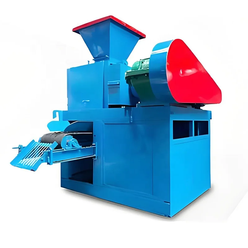 hot sale new tech energy saving fluorite charcoal lime powder material briquette making machine from china