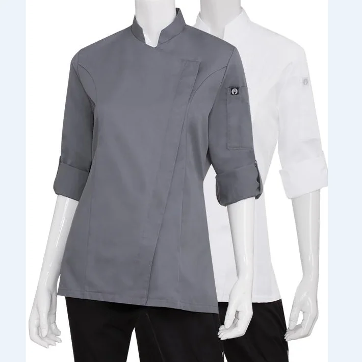 High Quality Custom Color Unisex Hotel Chef Jacket Restaurant Uniforms Men Classic Waiter Hotel Coats Chefs Jacket