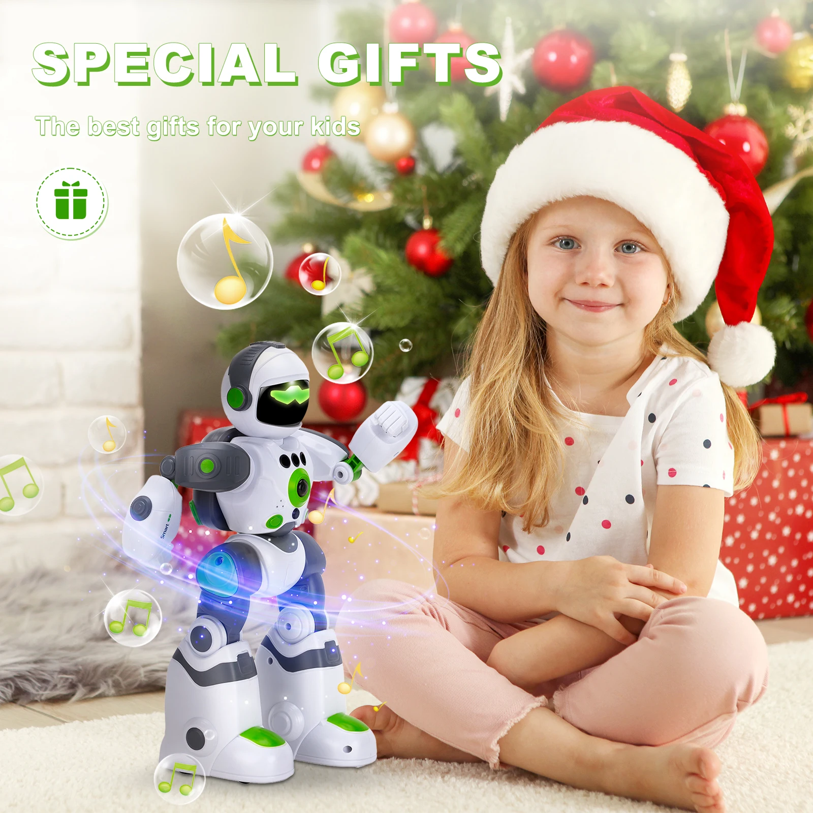 Hot Selling Toys Hobbies Remote Control Intelligent Dancing Robot Toy with Light & Sound toys kids robot