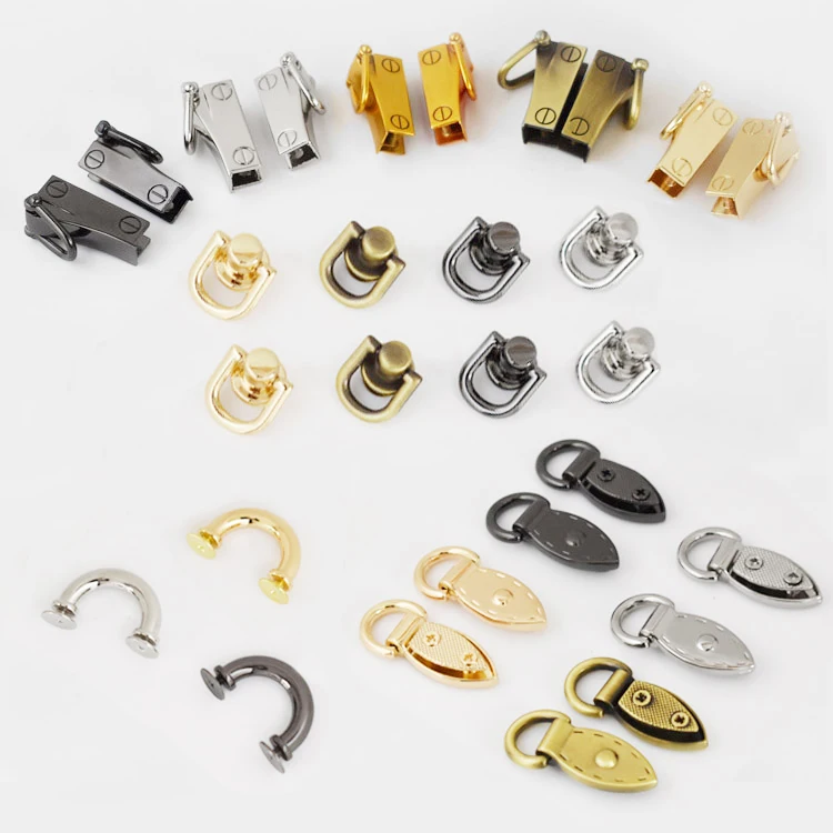 Handbag Hardware Buckles Purse Suspension Clasp Metal Chain Strap Connector Link Clip Hooks for Shoulder Leather Bag Accessories
