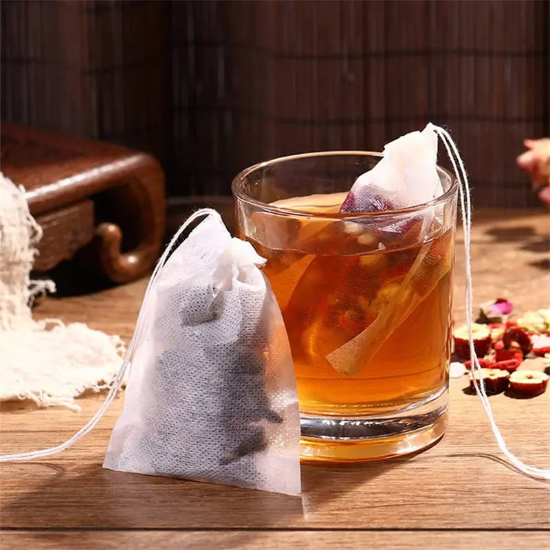 6*8cm  Food Grade Non-woven Fabric Disposable Tea Bags Filter Bags for Tea