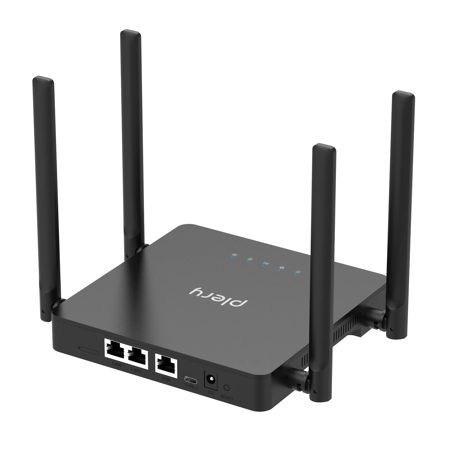 Plery 4G LTE Router with SIM Rechargeable 4G SIM Card Router Wifi Dual Band 1200Mbps Wifi Router 4G LTE with SIM Card Slot