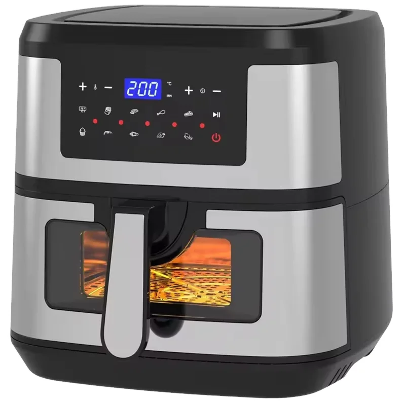2024 Kitchen Appliances Smart Intelligent Electric Toast Deep Fryer Oil-Free Air Fryers