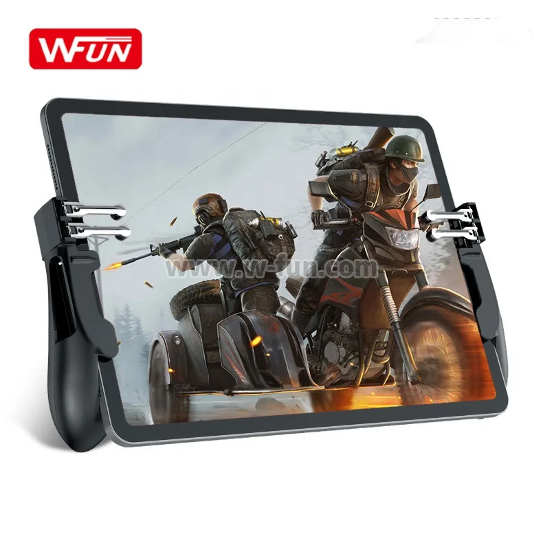 H11 Six Finger Pubg Gamepad for ipad Game  Controller Joystick with Gaming Trigger L2R2 Trigger fire button