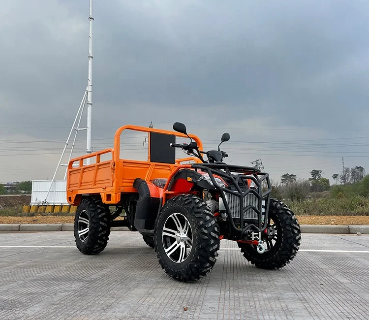 4x4 Farm ATVHot Selling Transport with Trailer Axle drive atv with Dump 4Wd Atv Cuatrimoto Agricultural