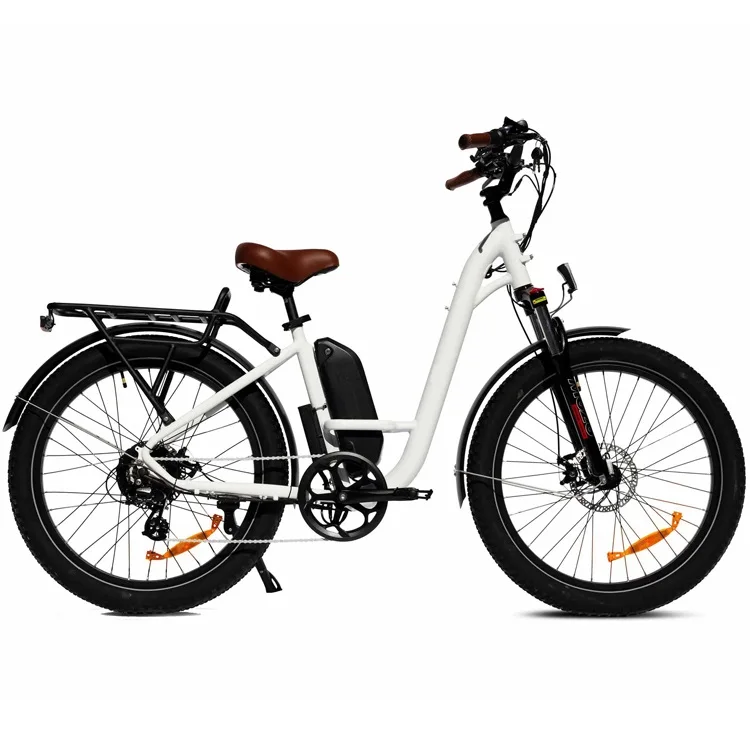 step through ebike 750w 26 inch fat tire 48v