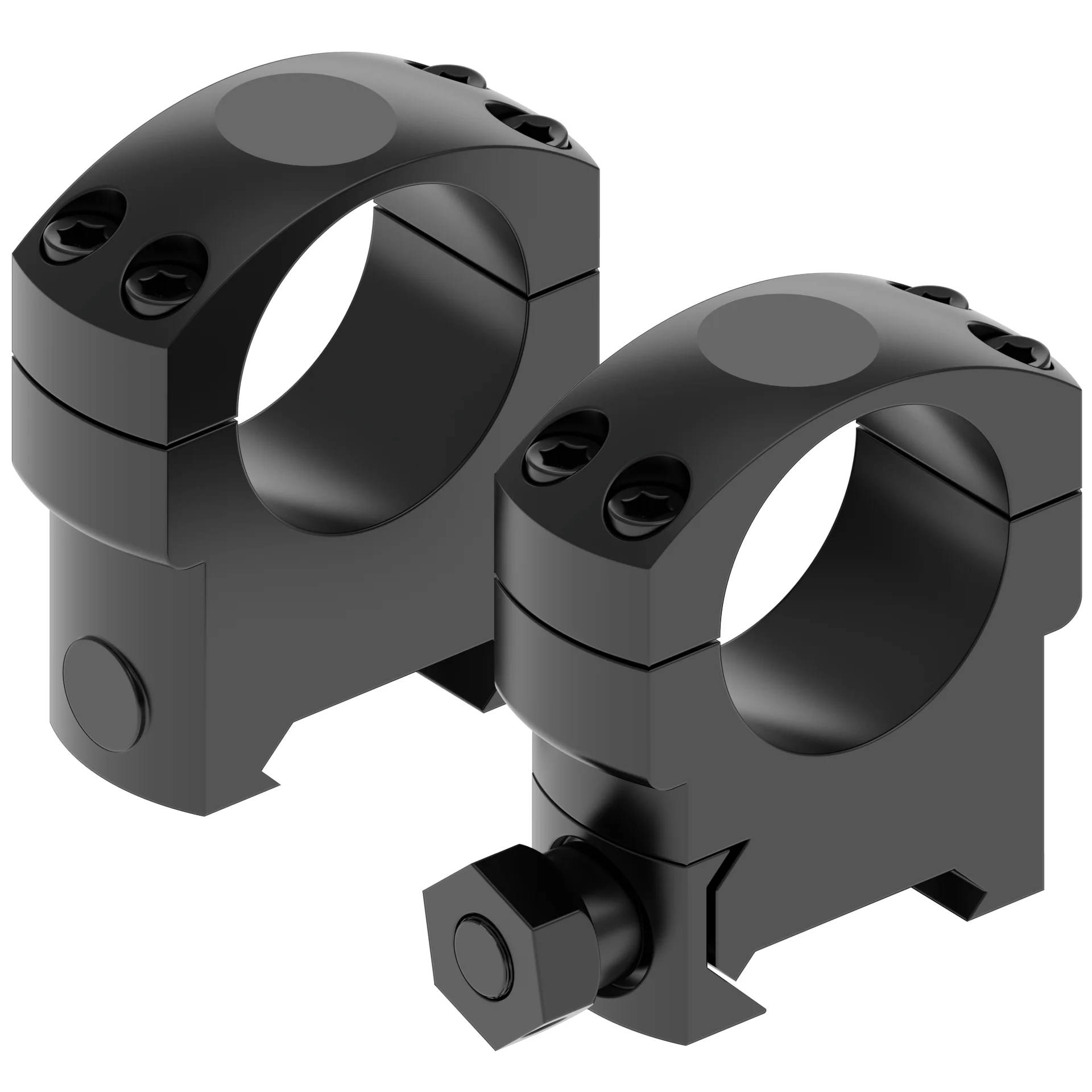 TYPHON Optics Low Profile Scope Rings 25.4mm/1 Inch Diameter Center Scope Height 1 Inch Scope Mounts