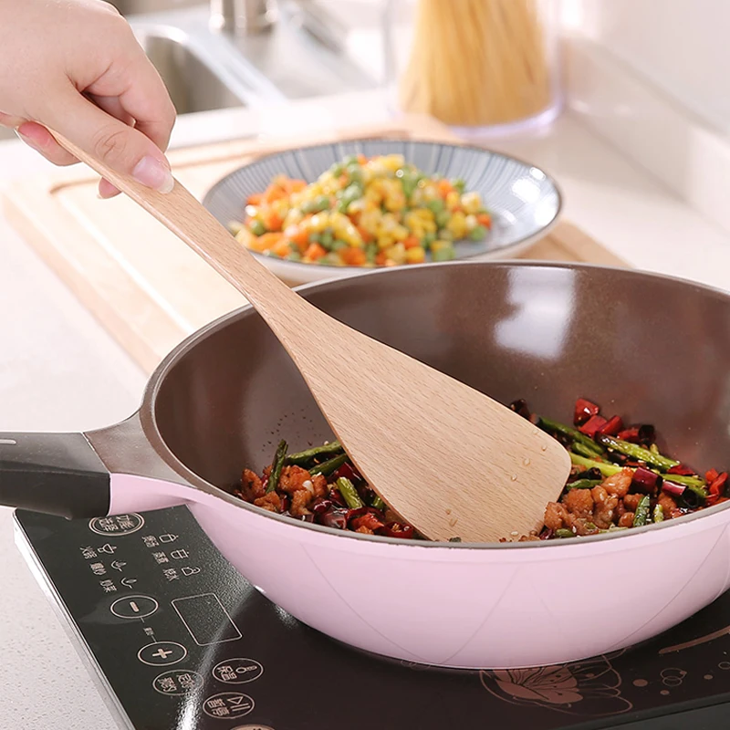 Kitchen spatula custom wooden spatulas turner for cooking