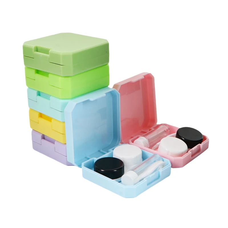 
Portable tiny contact lens box / contact lens container / Cute Mini contact lens case 