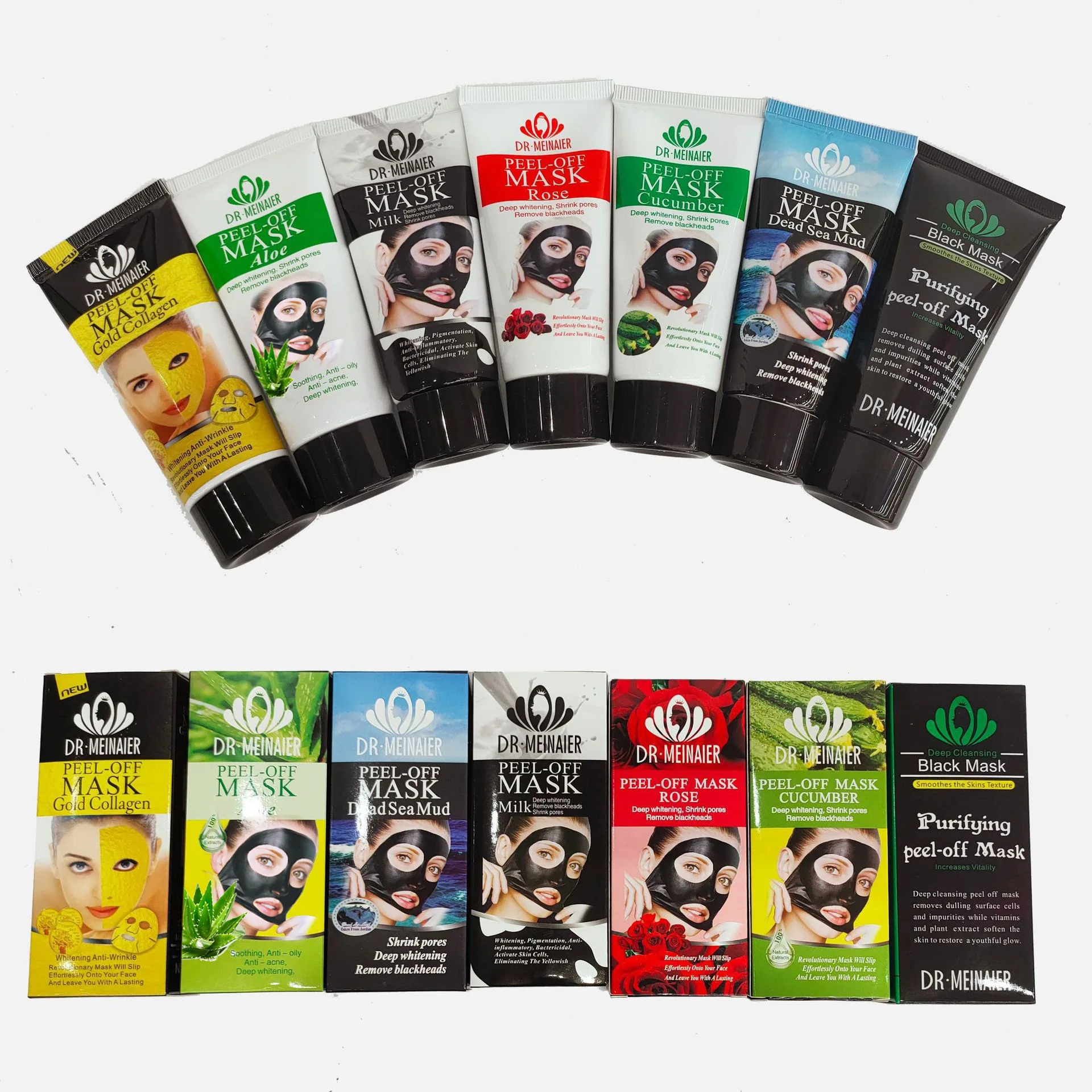 60g Wholesale Face Mask Peel Off Mask Deep Cleansing Blackhead Remover Brightening Anti-acne Hydrating Skin