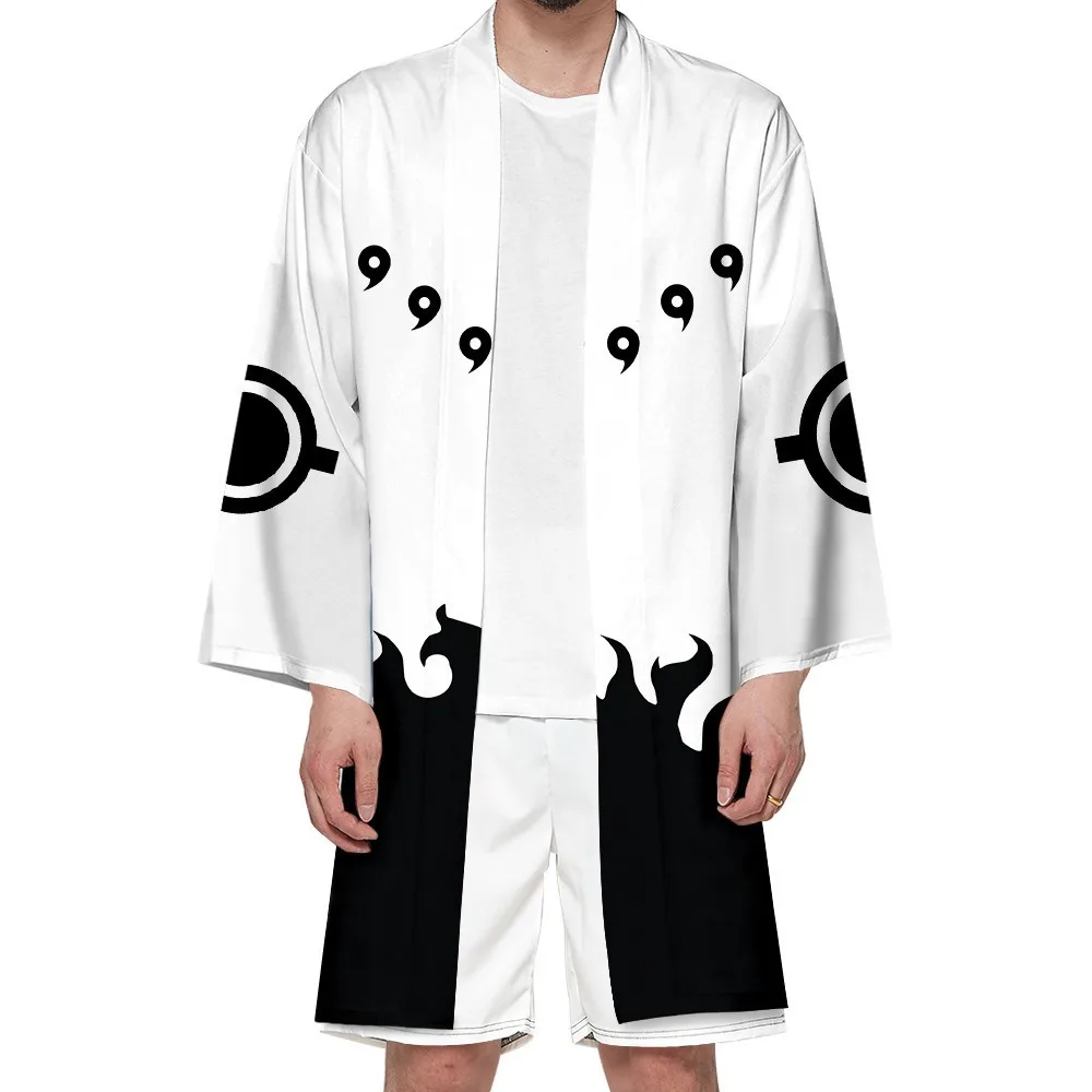 10 видов стилей Sasuke Uchiha Itachi Косплей Футболка Плащ японское длинное Аниме кимоно Haori Yukata унисекс Одежда
