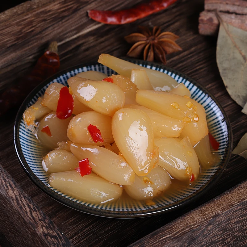 China Guangxi Flavor Low Fat Vacuum Container Food Low Fat Pickled Chinese Bulbous